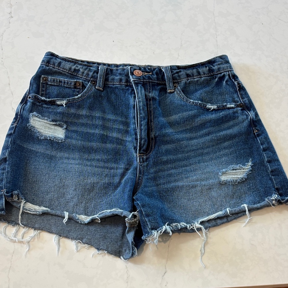 No Boundaries Blue Denim Women Shorts